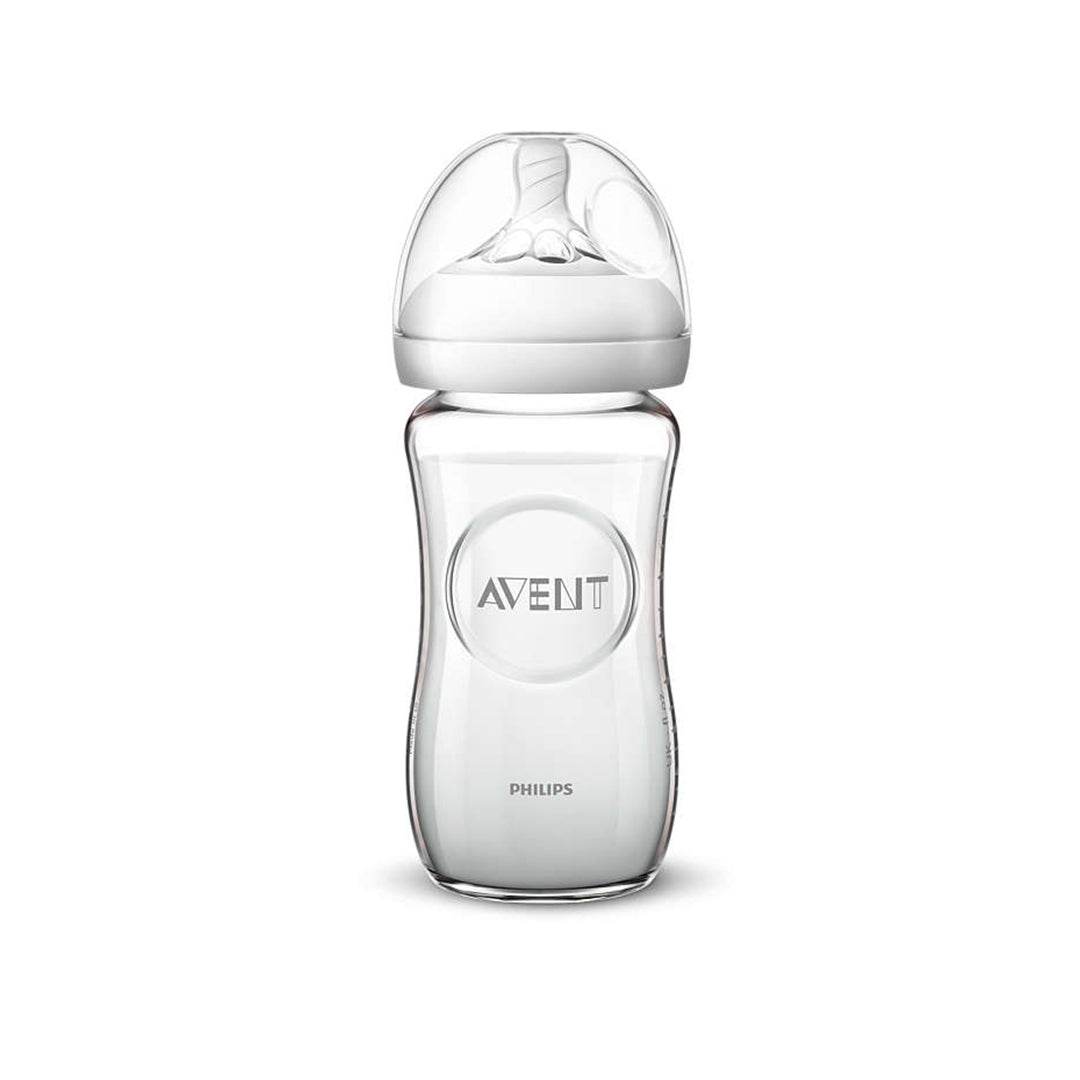 AVENT Biberon En Verre Natural 240ml +0m scf053/17 {{ para_klean }}