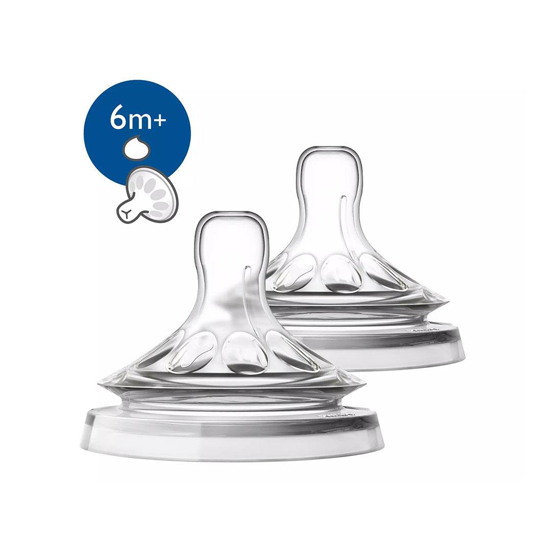 AVENT 2 Tétines Natural Variable +6m scf046/27 {{ para_klean }}