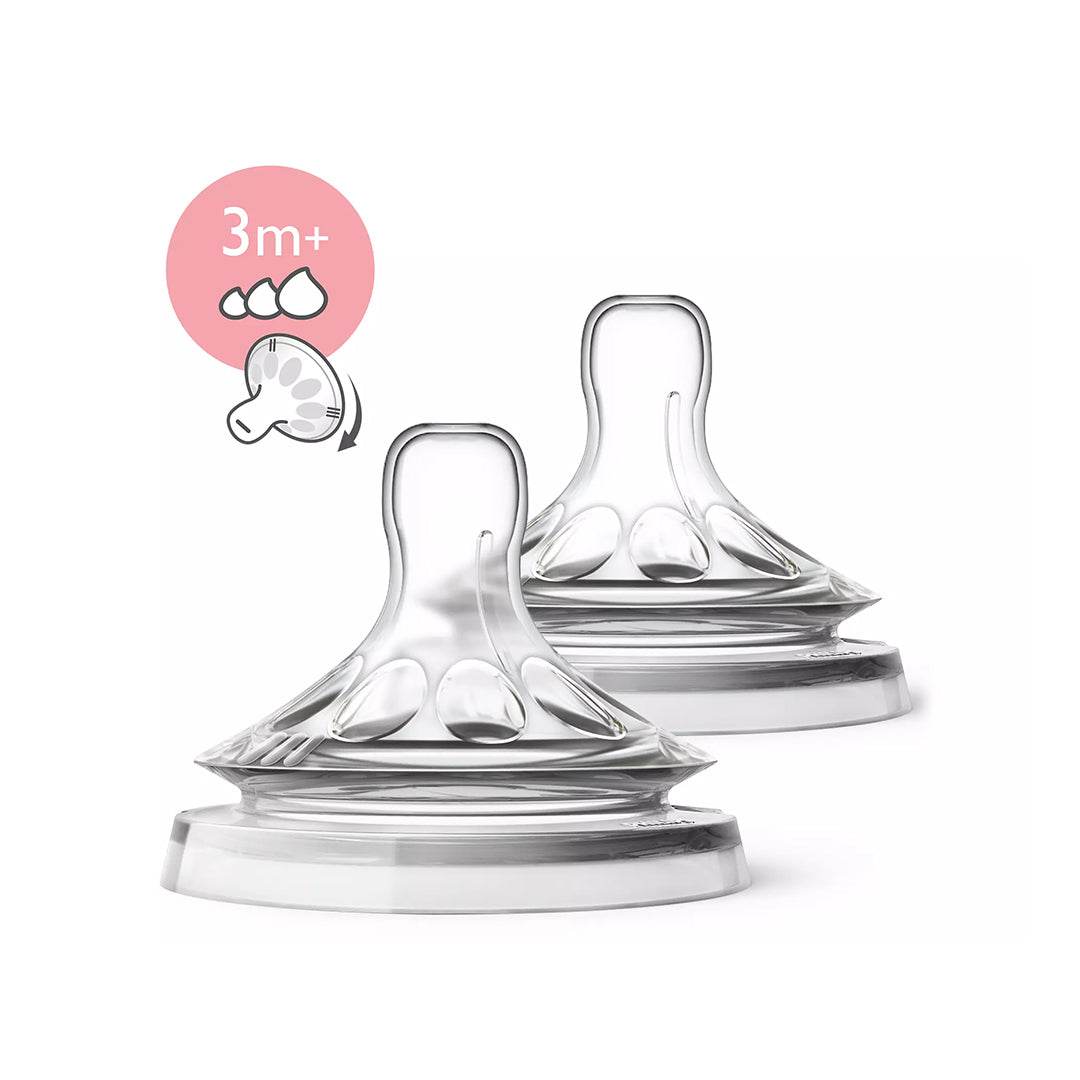 AVENT 2 Tétines Natural Variable +3m scf045/27 {{ para_klean }}