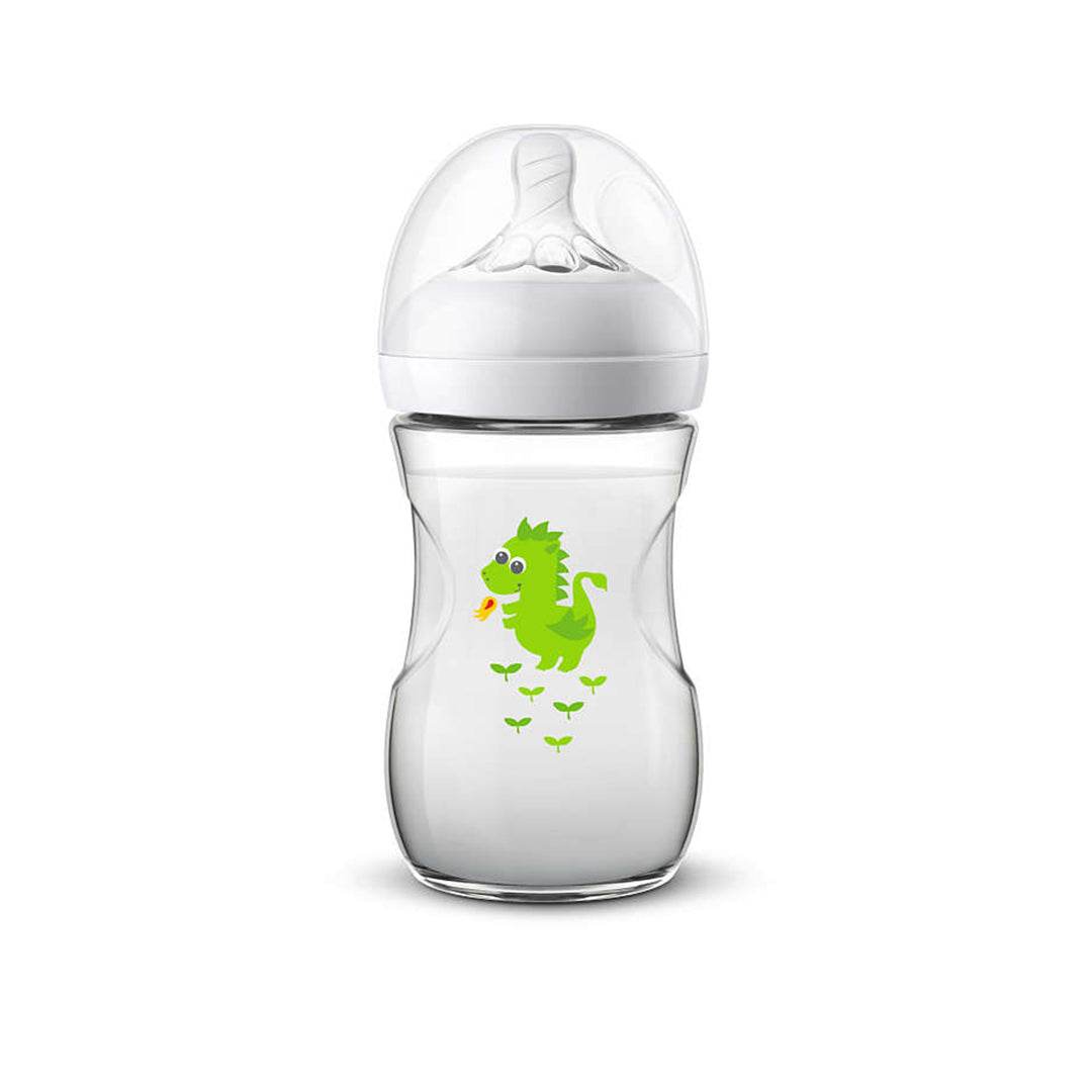 AVENT Biberon Naturel 260ml +1m Scf070/24 Dragon {{ para_klean }}