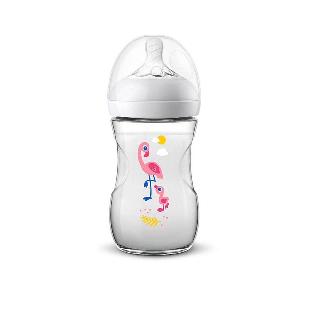 AVENT Biberon Naturel Flaming 260ml +1m Scf070/21 {{ para_klean }}