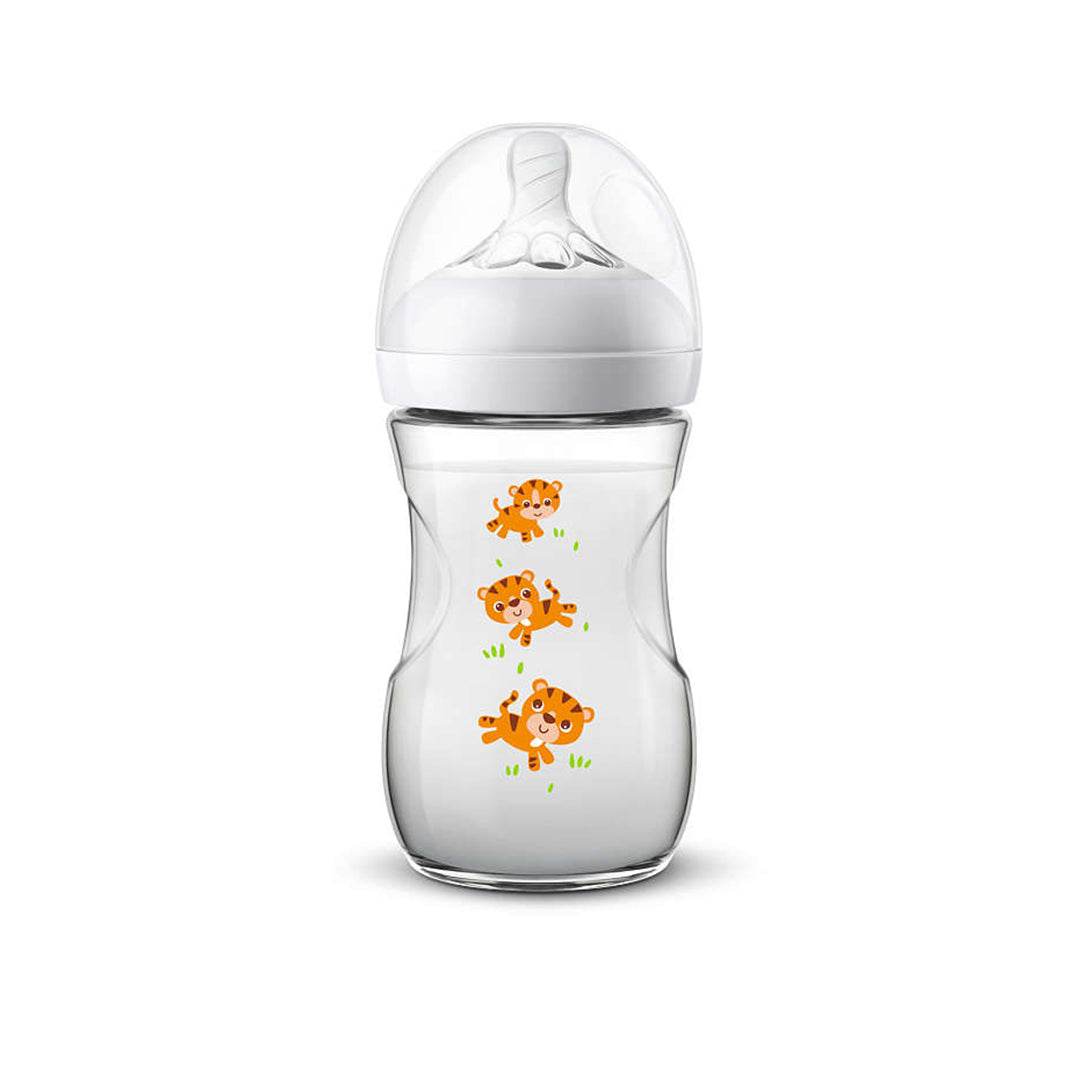 AVENT Biberon Natural Tigre 260ml +1m scf070/20 {{ para_klean }}