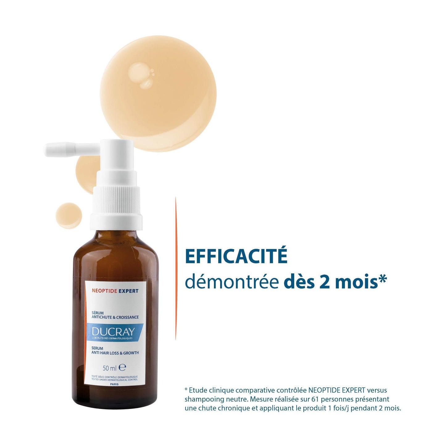 Ducray NEOPTIDE EXPERT Sérum antichute & croissance 2 * 50ML - Para Klean