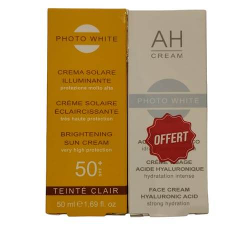 Photowhite Ecran SPF 50+ 50ml PHOTO WHITE HYALURONIQUE CREME OFFERT - Para Klean