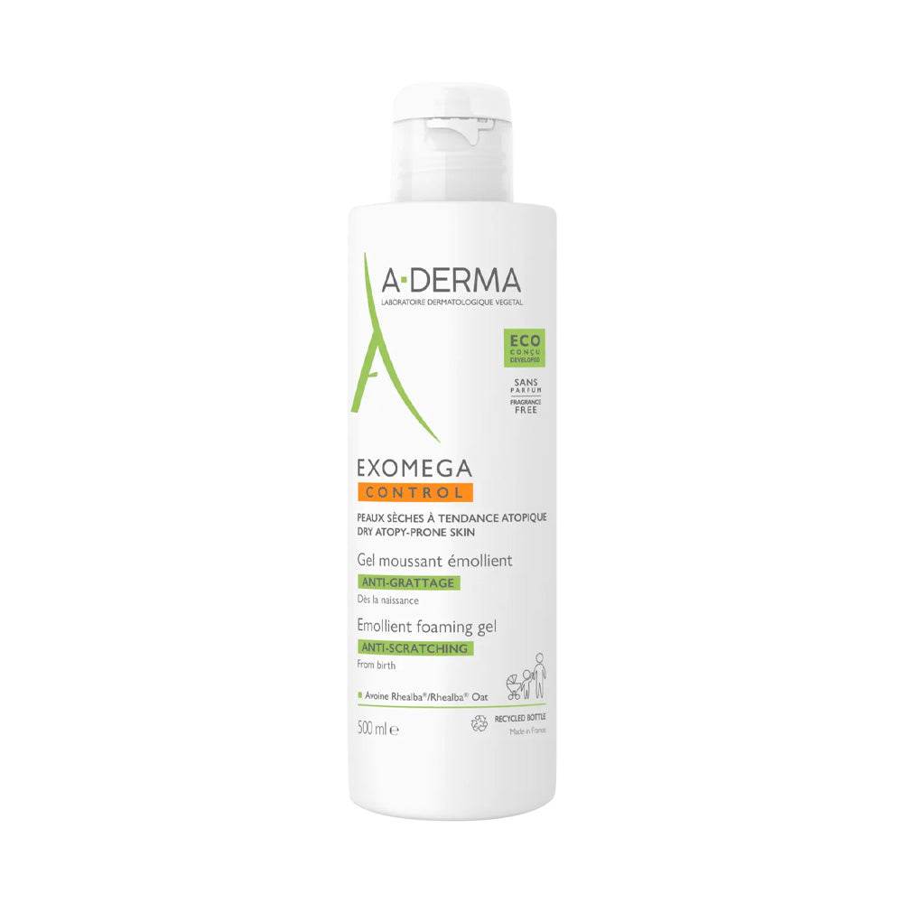 A-Derma EXOMEGA CONTROL Gel Moussant Émollient anti-grattage - Para Klean