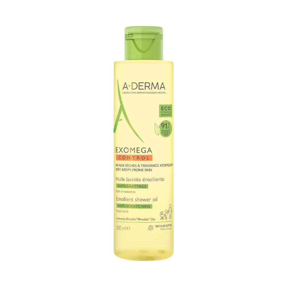 A-Derma EXOMEGA CONTROL Huile lavante émolliente anti-grattage 200ml - Para Klean