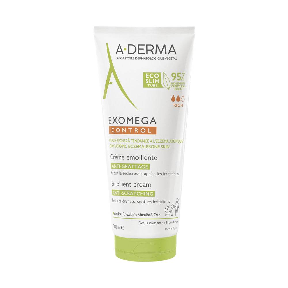 A-derma EXOMEGA CONTROL Crème Émolliente | 200 Ml - Para Klean