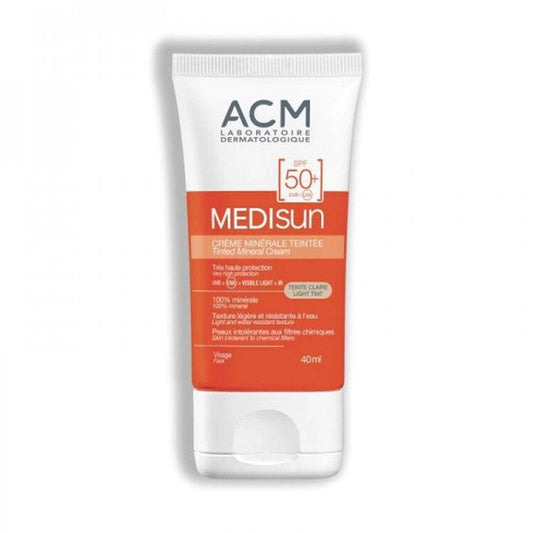 Acm Medisun Ecran Mineral Teinte Claire SPF50+ 40ml - Para Klean