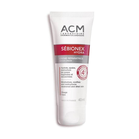 Acm Sébionex Hydra Crème Réparatrice Visage Peaux Fragilisées Et Desséchées 40ml - Para Klean