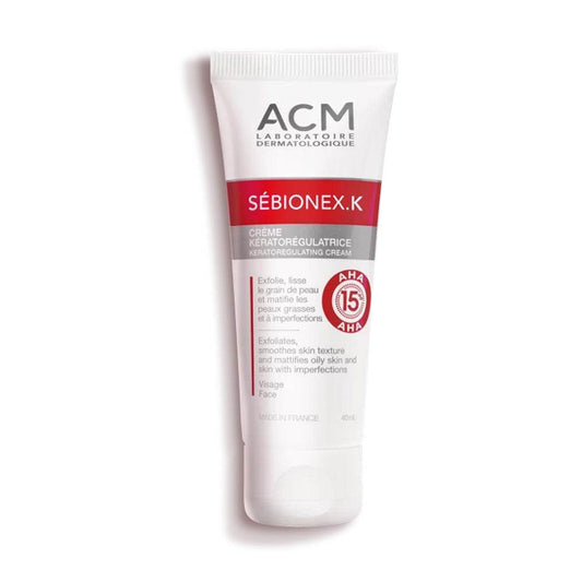 Acm Sébionex K Crème Visage Peaux Grasses À Imperfections 40ml - Para Klean