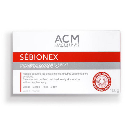 Acm Sébionex Pain Dermatologie Purifiant 100g - Para Klean