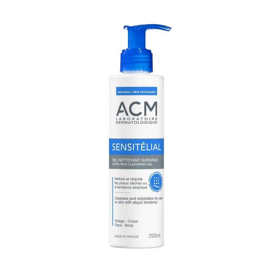 Acm Sensitélial Gel Nettoyant Surgras - Para Klean