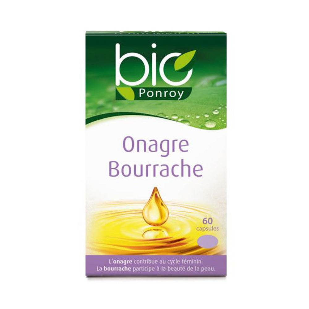 Bio Ponroy Onagre Bourrache 60 Capsules - Para Klean