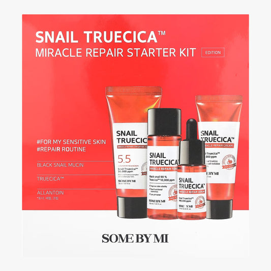 SOME BY MI - Snail Truecica Miracle Repair Starter Kit - Kit Découverte Soins visage - Para Klean