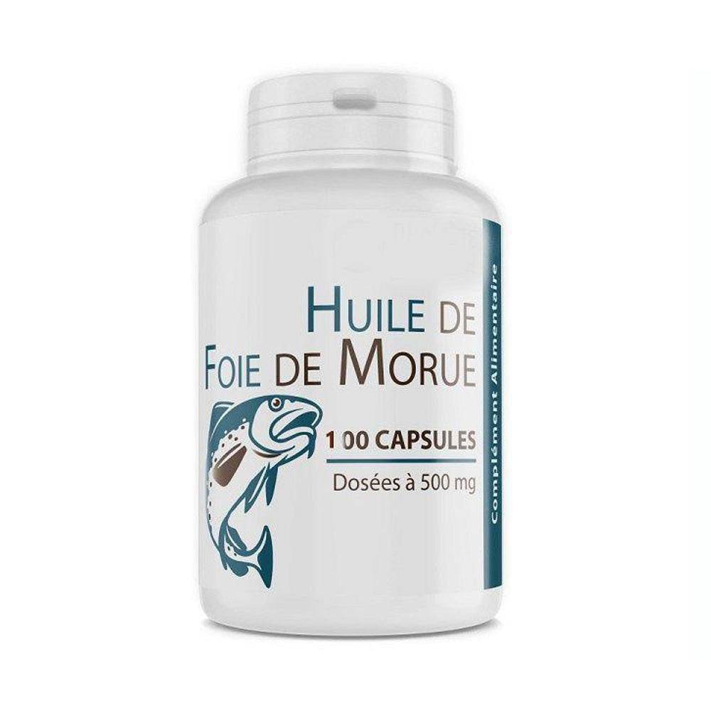 GPH Diffusion Huile De Foie De Morue 500mg 100 Capsules - Para Klean
