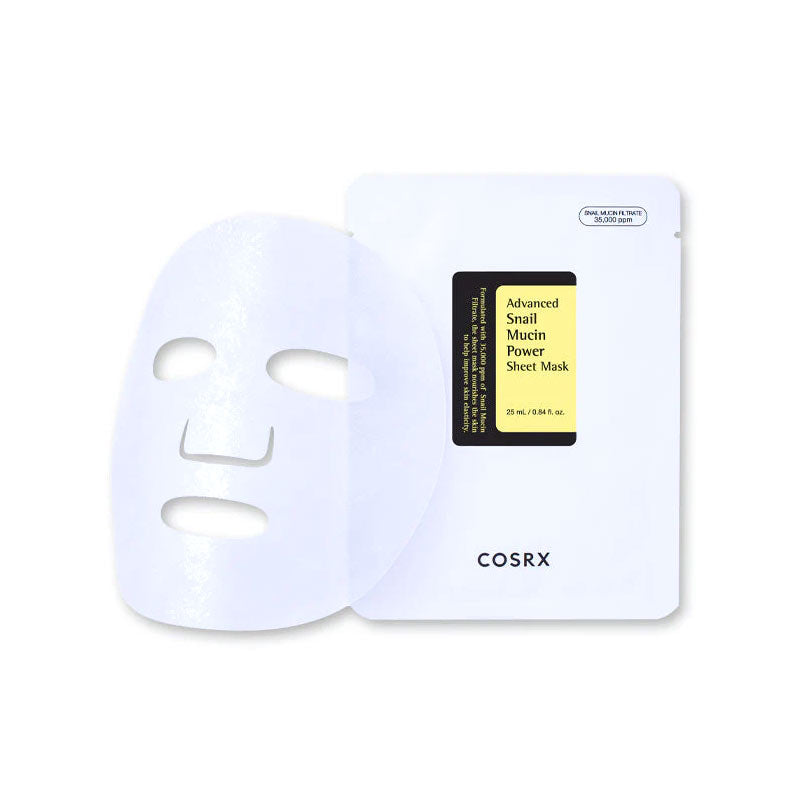 COSRX - Advanced Snail Mucin Power Sheet Mask - Masque Tissu Visage - Para Klean
