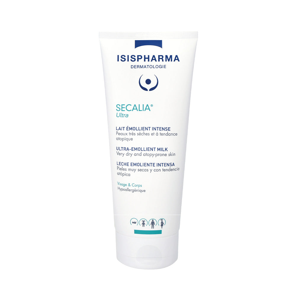 Isispharma Secalia Ultra Lait Emollient Intense, Hydratation 24h - Para Klean