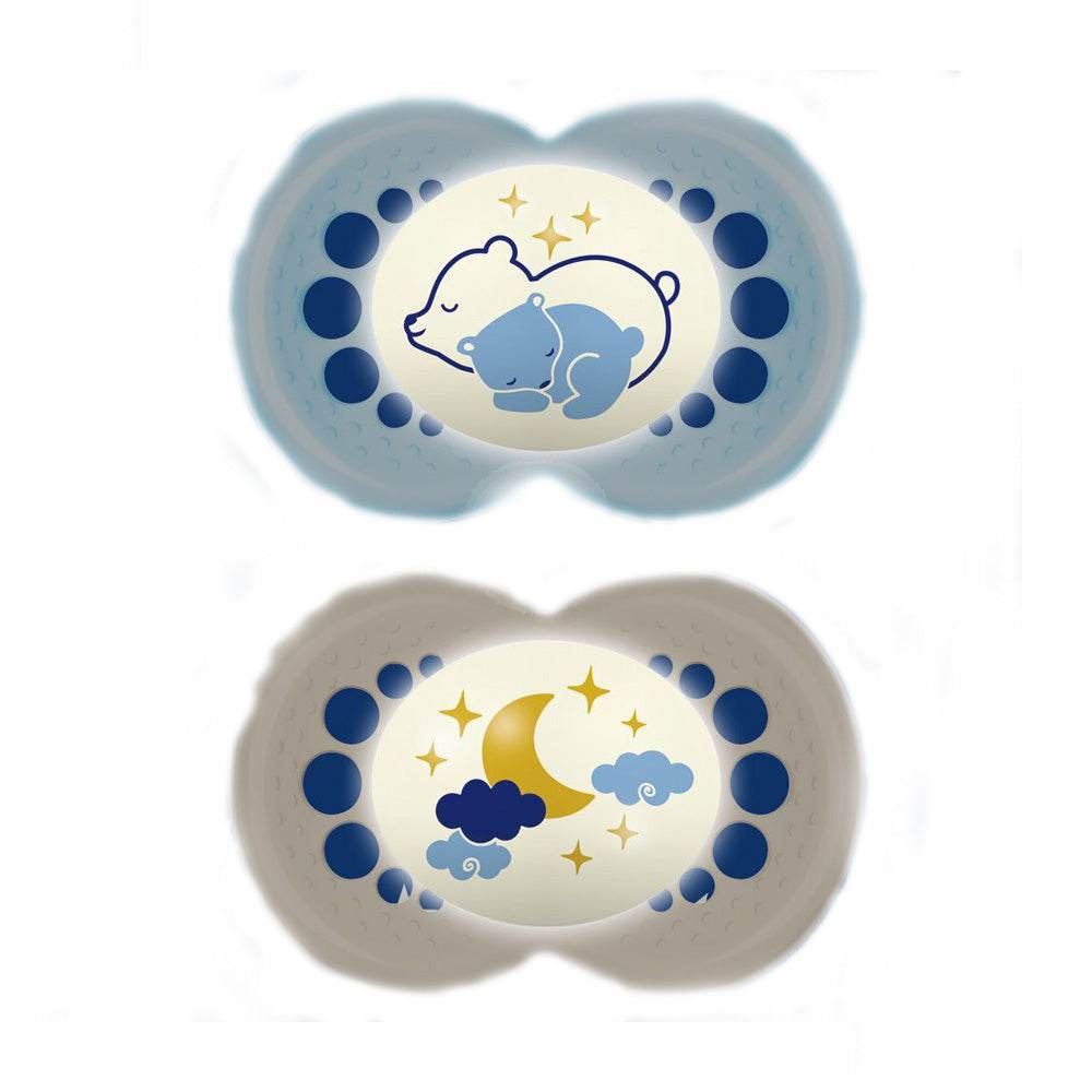 MAM Original +6m Night -2 Sucettes - Para Klean