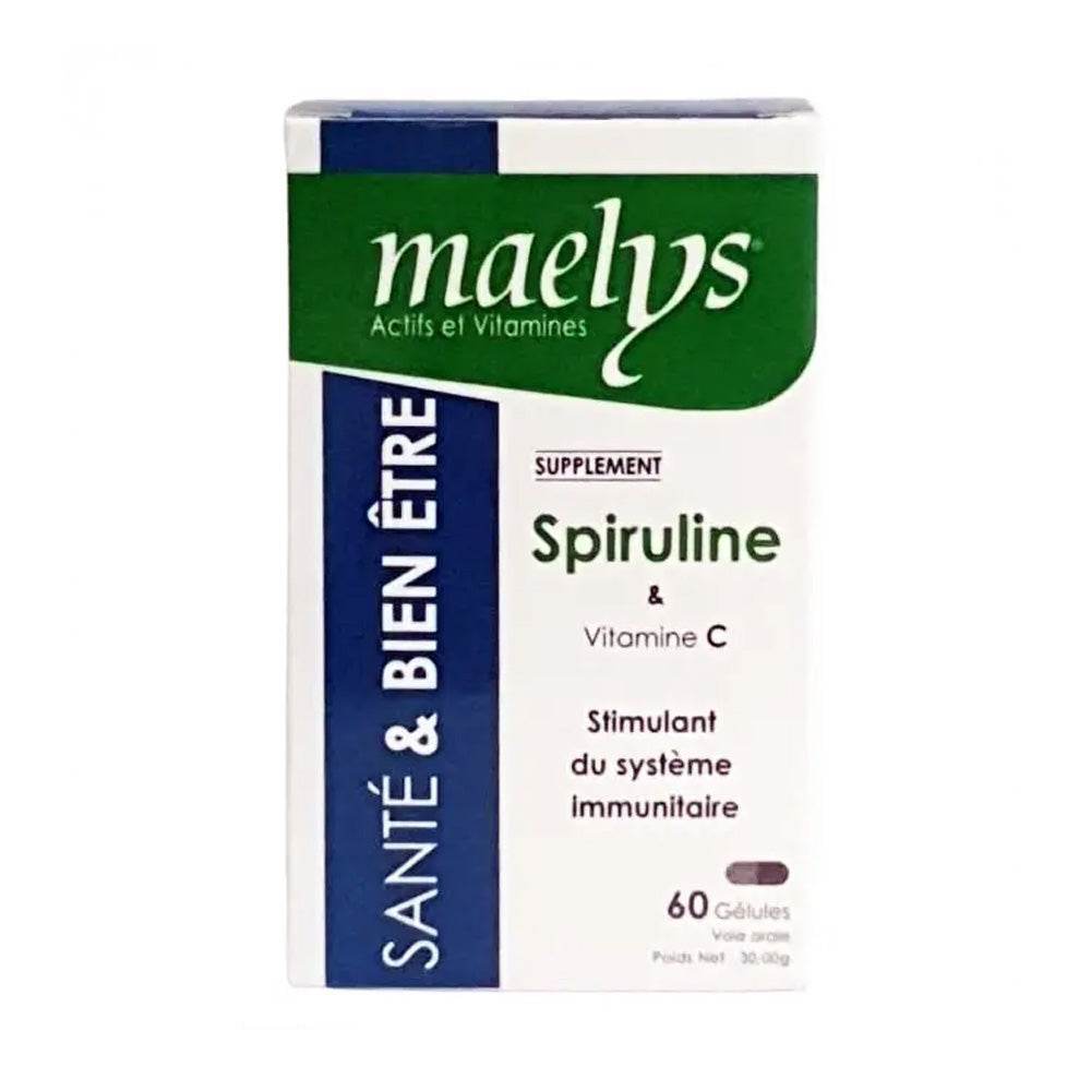 Maelys Spiruline Et Vitamine C 60 Gélules - Para Klean
