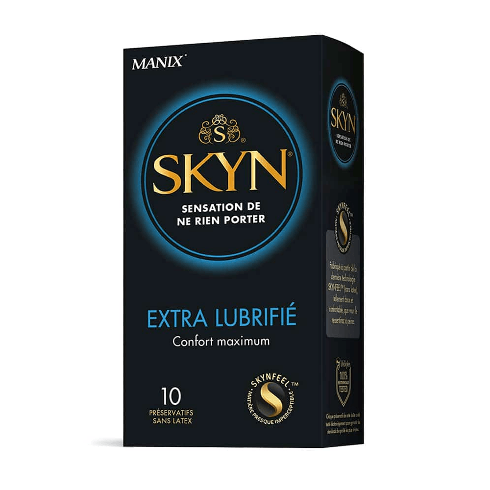 Manix Skyn Extra Lubrifié 10 Préservatif - Para Klean