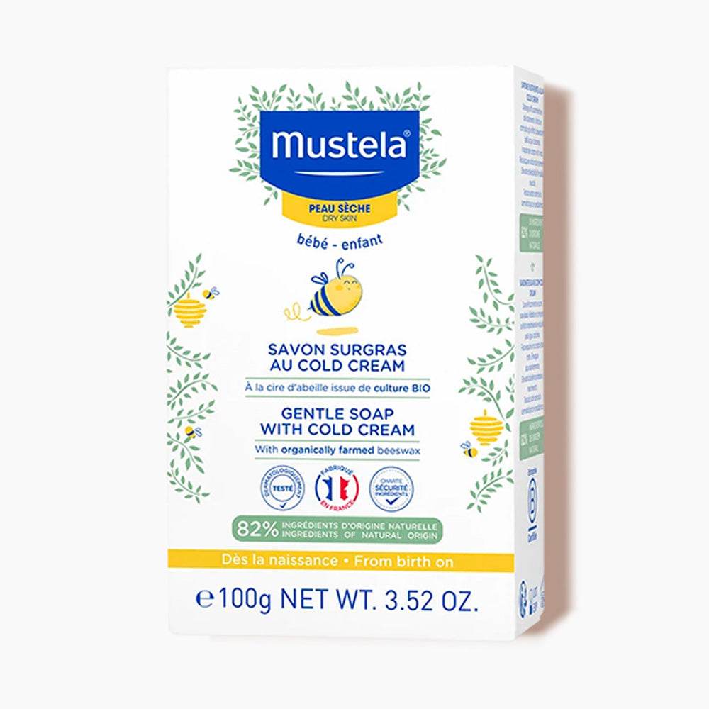 Mustela Savon Surgras Au Cold Cream à La Cire D'abeille BIO 100g - Para Klean