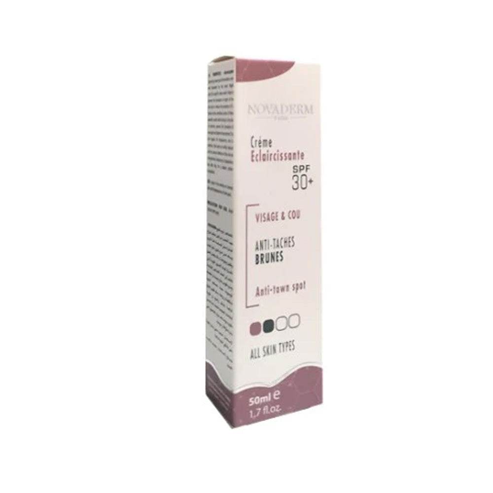 Novaderm Crème Eclaircissante SPF30+ 50ml - Para Klean