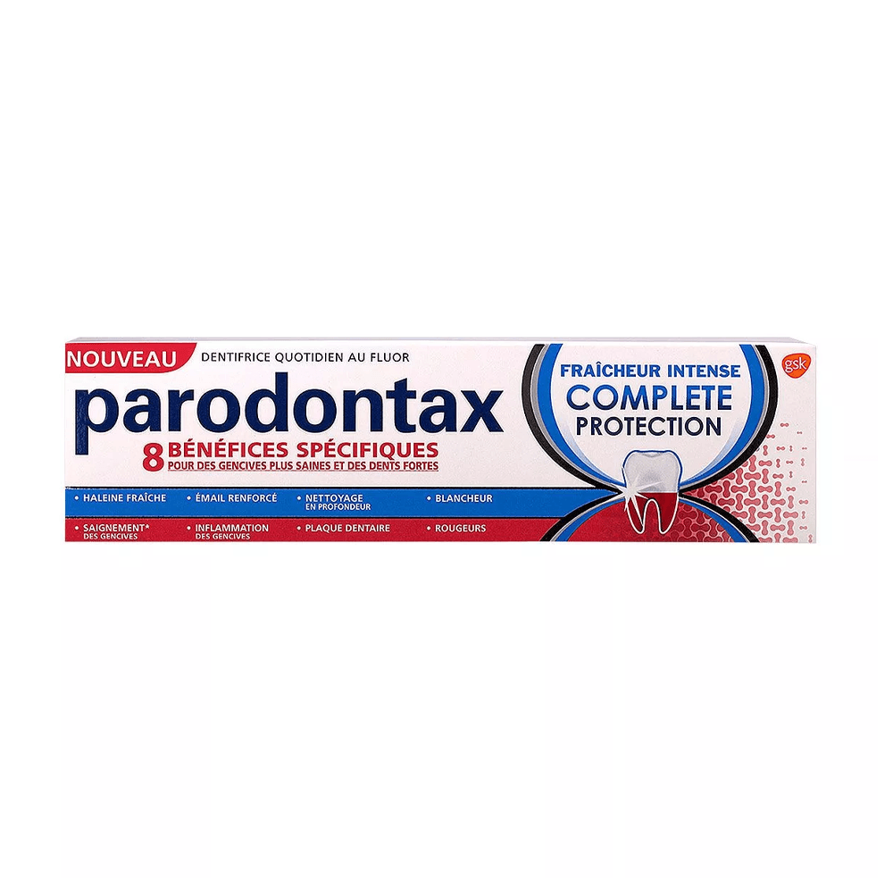 Parodontax Dentifrice Complete Protection Fraîcheur Intense 75ml - Para Klean