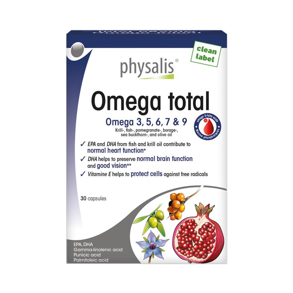 Physalis Oméga Total 3.5.6.7 & 9 30 Capsules - Para Klean