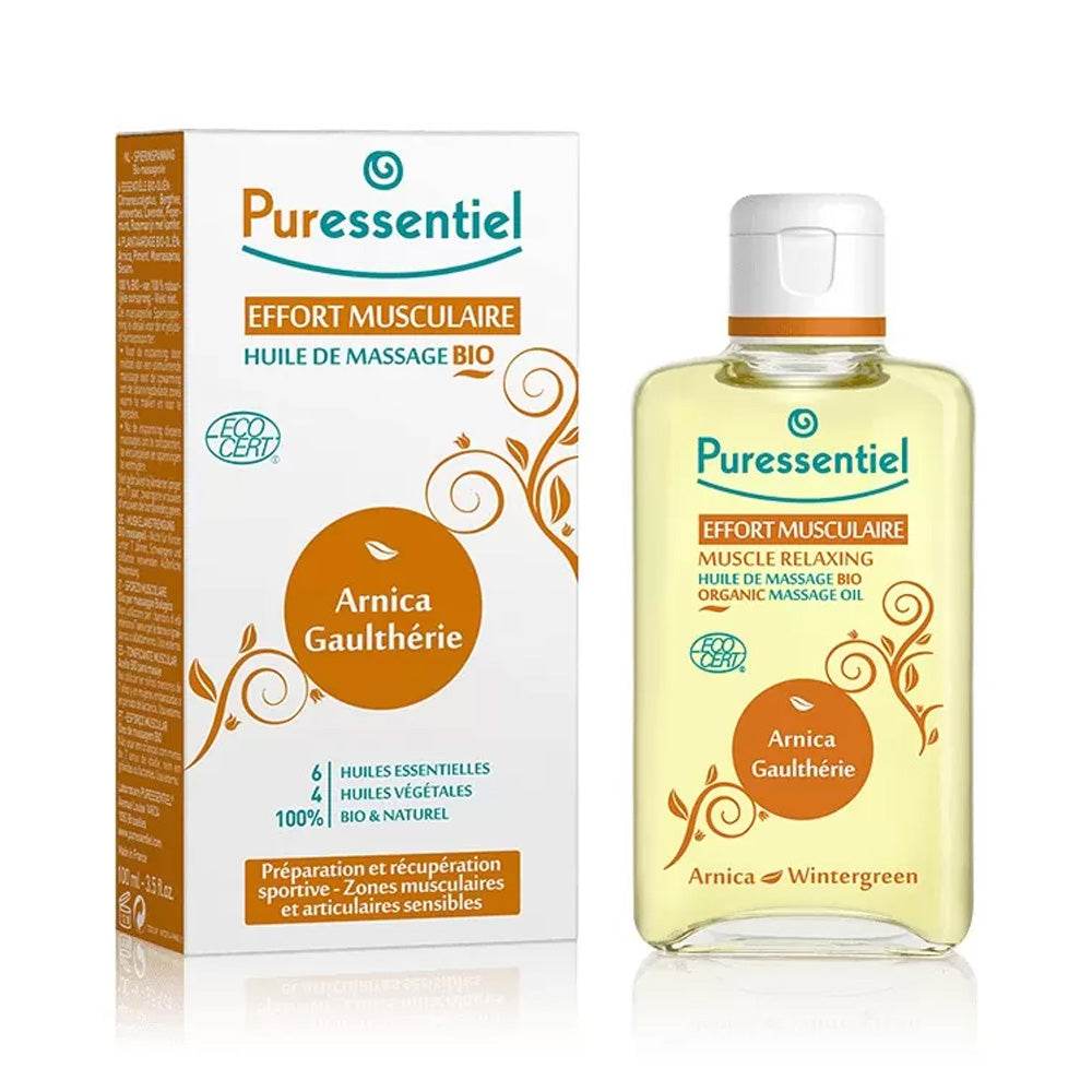 Puressentiel Effort Musculaire Huile De Massage 100ml - Para Klean