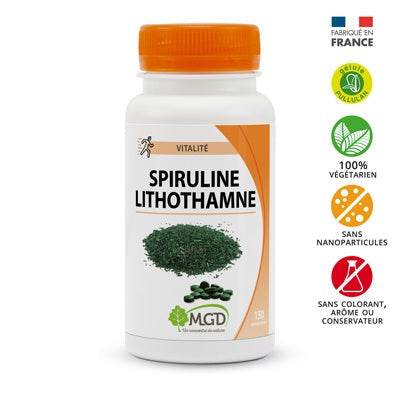 MGD Bio Spiruline Lithotamne boite 150 gélules - Para Klean