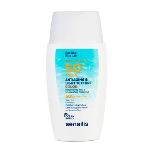 SENSILIS SENSITIVE SKIN LAB WATER FLUID SPF 50+ TEXTURE LIGHT 40 ML - Para Klean