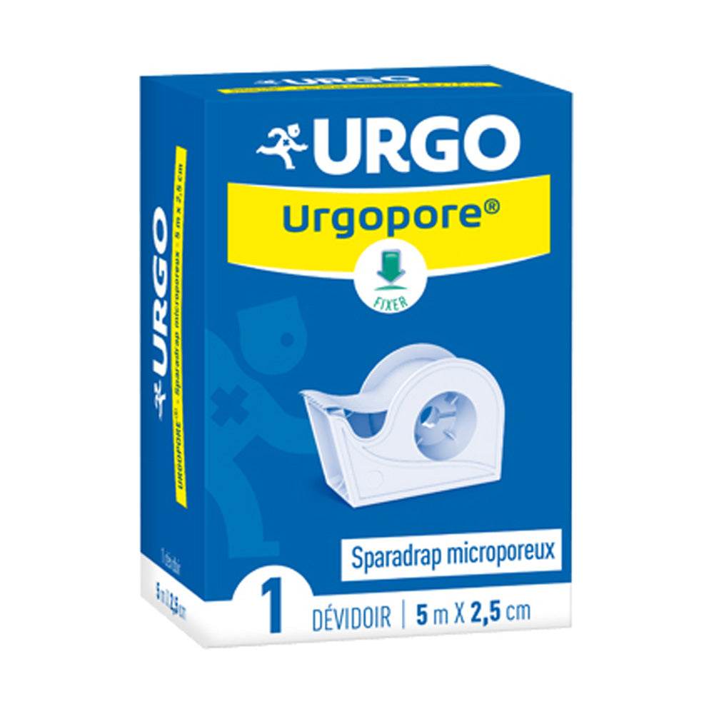 UrgoPore Sparadrap Microporeux Dévidoir 5m x 2,5cm - Para Klean