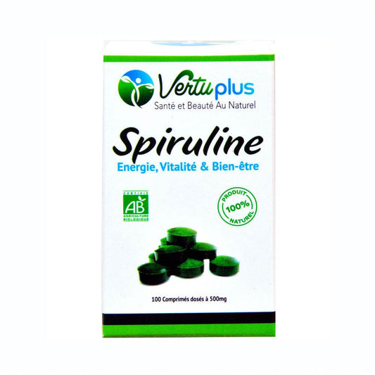 Vertu Plus Spiruline 100 Comprimés - Para Klean