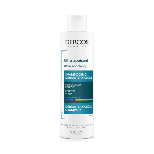Vichy Dercos Ultra Apaisant Shampoing Sans Sulfate Cheveux Secs 200ml - Para Klean
