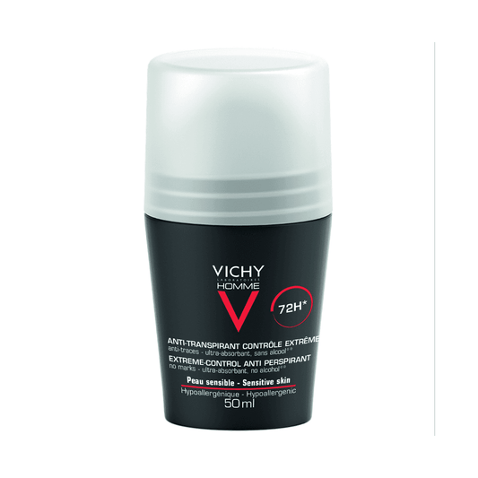 Vichy Homme Déodorant Bille Anti-Transpirant 72H 50ml - Para Klean