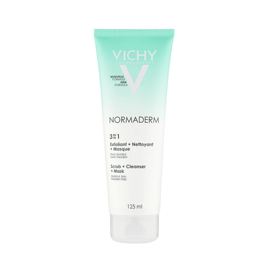 Vichy Normaderm 3 En 1 Exfoliant Nettoyant Masque 125ml - Para Klean