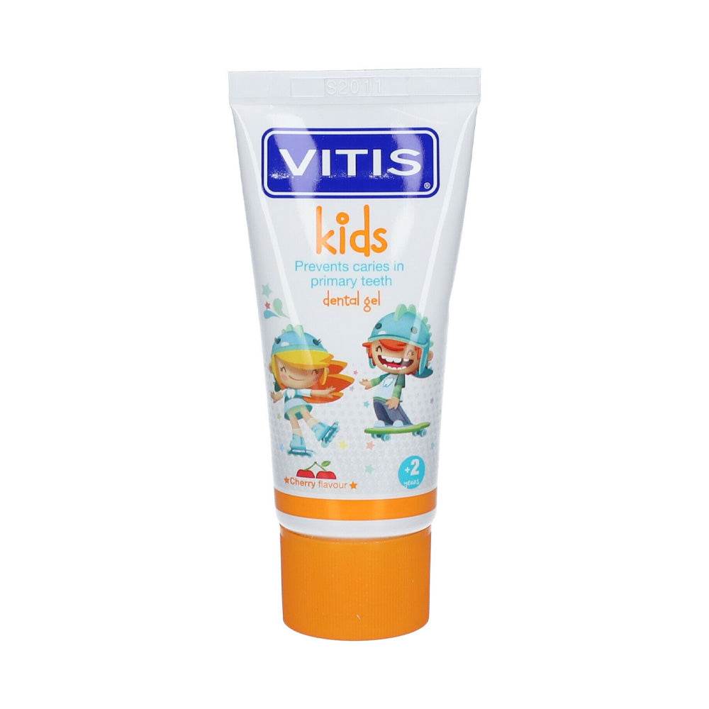 Vitis Gel Dentifrice Kids Cerise 50ml - Para Klean