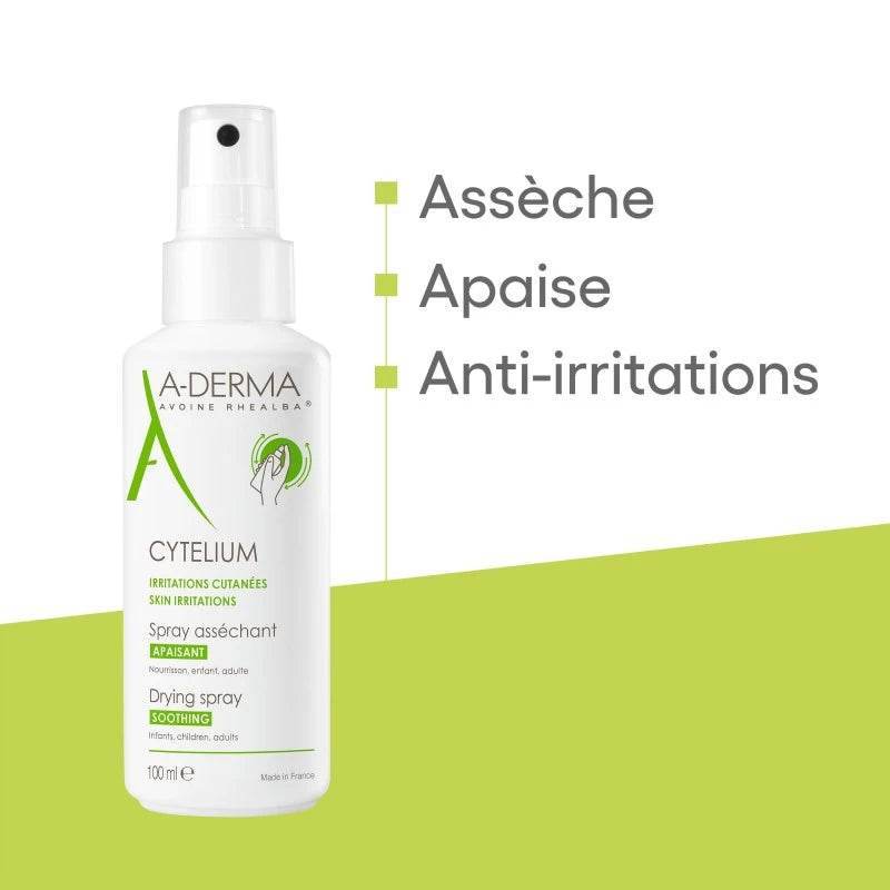 A-Derma CYTELIUM Spray Asséchant Apaisant 100ml - Para Klean