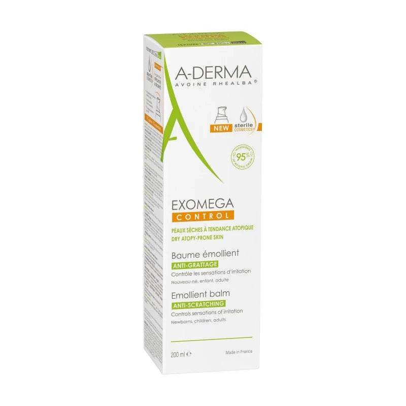 A-Derma EXOMEGA CONTROL Baume émollient anti-grattage 200ml - Para Klean