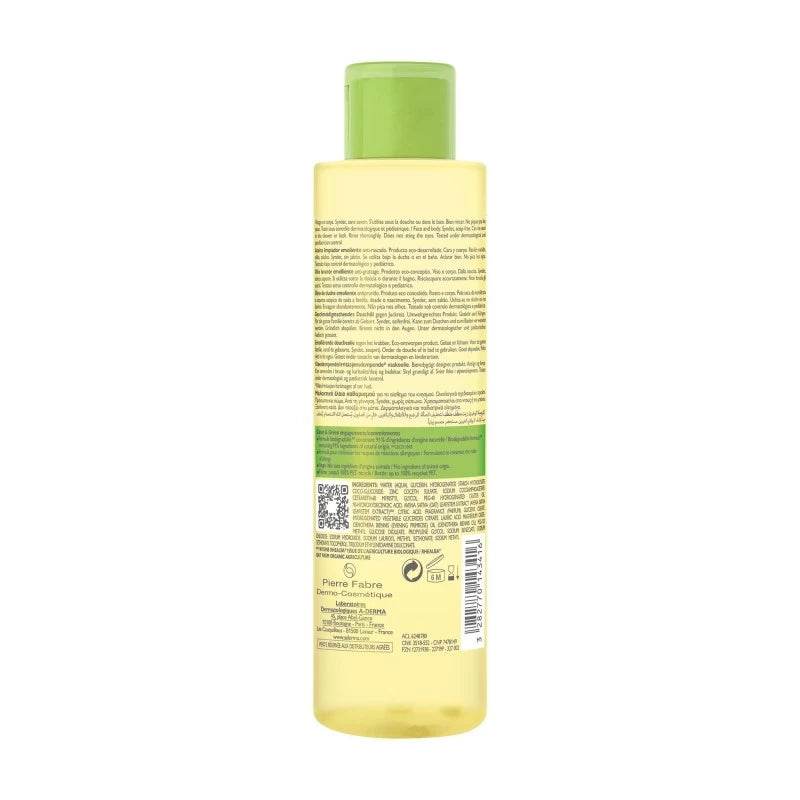 A-Derma EXOMEGA CONTROL Huile lavante émolliente anti-grattage 200ml - Para Klean