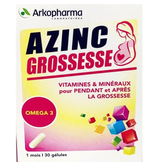 Arkopharma - Azinc Grossesse - 30 Comprimés - Para Klean