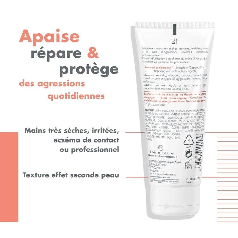 Avène Cicalfate MAINS Crème Réparatrice Isolante 100ml - Para Klean