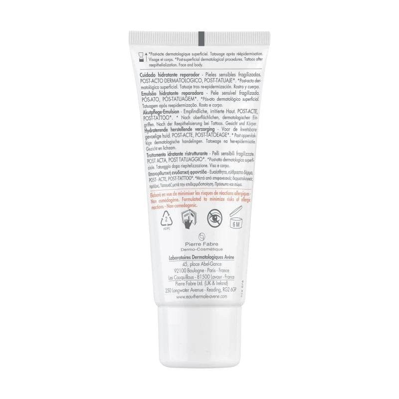 Avène Cicalfate Émulsion Réparatrice POST-ACTE Dermatologique superficiel 40ml - Para Klean