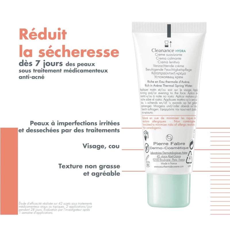 Avène Cleanance HYDRA Crème Apaisante 40ml - Para Klean