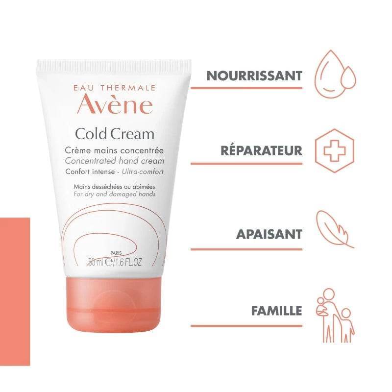 Avène Cold Cream Crème Mains Concentrée 50ml - Para Klean