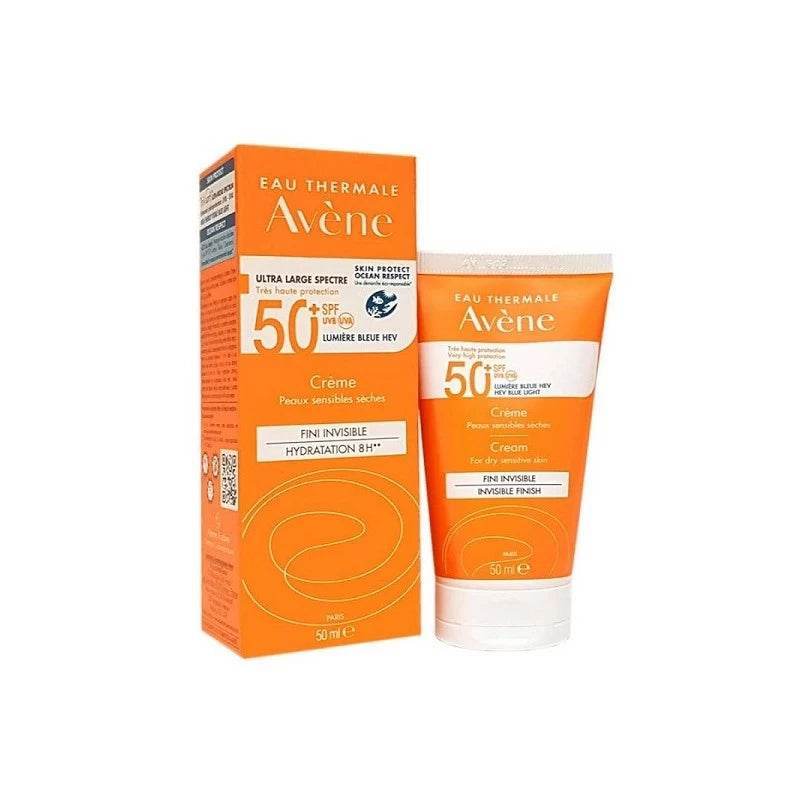 Avène Crème Solaire Spf 50+ Peaux Sèches | 50 Ml - Para Klean