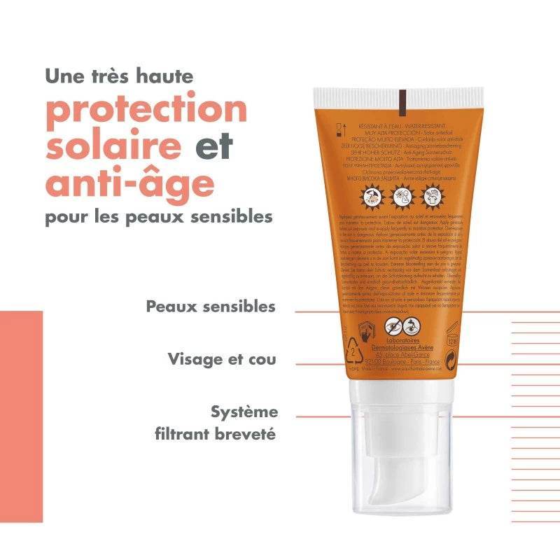 Avène Ecran Crème Solaire Anti-Oxydante SPF 50+ - Para Klean