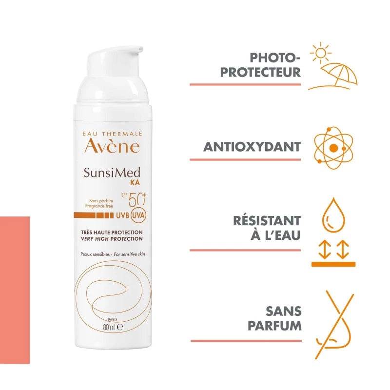 Avène Solaire SunsiMed Crème Peaux Sensibles 80ml - Para Klean