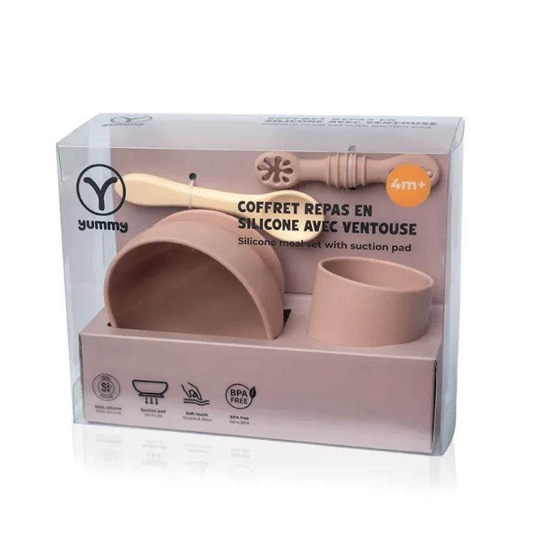 YUMMY Coffret Repas Silicone 4M+ - Para Klean
