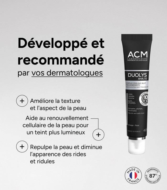 ACM Duolys AHA.10 Creme Peeling Nuit Regenerante 50 ml - Para Klean